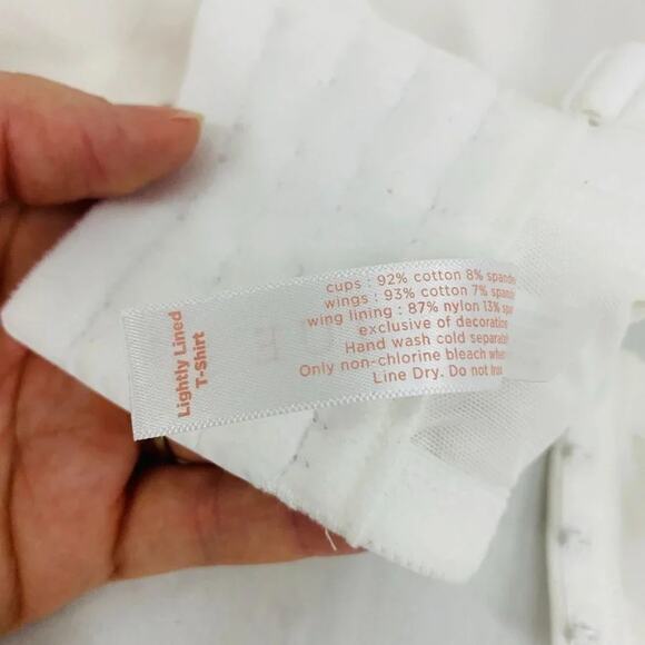 Lane Bryant Cacique White Lightly Lined T Shirt Bra 46C - Picture 6 of 8